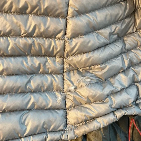 L.L. Bean Women's Ultralight 850 Down Jacket, Gray, Size XL, Downtek Pertex - Picture 14 of 14